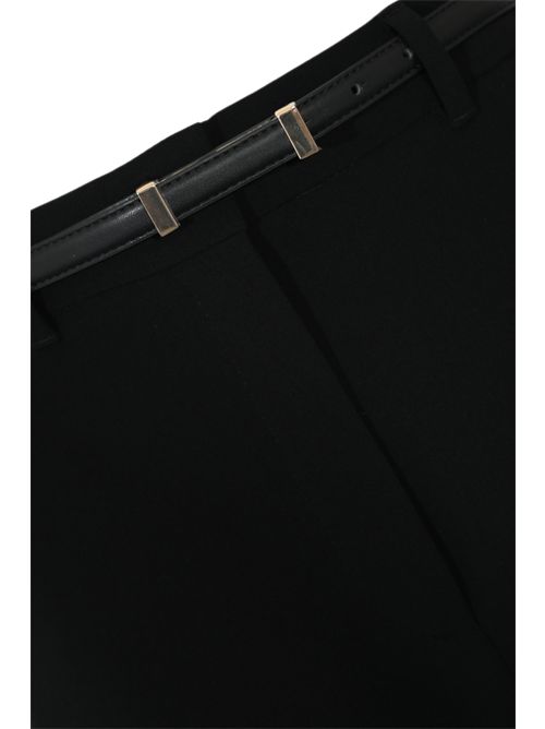 Pantalone largo Jez in cady con cintura MAX MARA STUDIO | 2526136011600001
